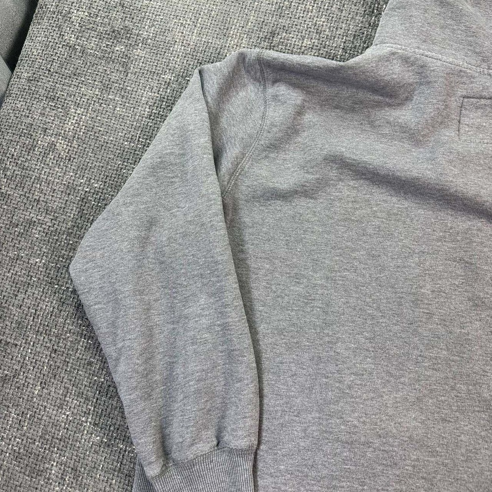 B.U.M. Equipment Hoodie Mens Medium Gray 90s Vintage Pullover BE-19-86 - Picture 12 of 16